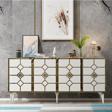 DEMONTE DECOR Çağlaa Konsol Beyaz-Altin