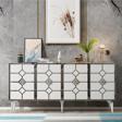 DEMONTE DECOR Çağlaa Konsol Beyaz-Gümüş