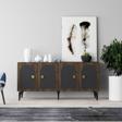 DemonteHome Owendh Konsol Antrasi̇t-(Cevi̇z Desen)