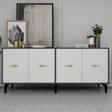 DemonteHome Si̇ntadh (Kx) 180 Cm Konsol Antrasi̇t Beyaz