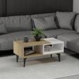 DemonteHome Flydh Orta Sehpa Safi̇r Meşe Beyaz