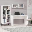 DemonteHome Collegedh Çalişma Masasi + Ki̇taplik Takim Beyaz