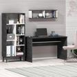 DemonteHome Collegedh Çalişma Masasi + Ki̇taplik Takim Royalmermer Beyaz