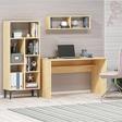 DemonteHome Collegedh Çalişma Masasi + Ki̇taplik Takim Safi̇rmeşe