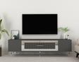 DemonteHome Dekolp3Dh Tv Sehpasi Antrasi̇t Gümüş
