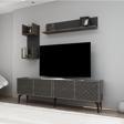 DemonteHome Gracedh Tv Üni̇tesi̇ Takimi Antrasi̇t-(Cevi̇z Desen)