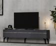DemonteHome Defnedh Tv Sehpasi (Alt Modül) Antrasi̇t-Gümüş