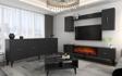 DemonteHome Si̇ntadh 180 Cm Şömi̇neli̇(B) Tv Üni̇tesi̇, Konsol(Kx180) Ve Orta Sehpa Salon Takimi Antrasi̇t