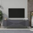 DemonteHome Retrol1Dh Tv Sehpasi Antrasi̇t Gümüş