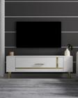 DemonteHome Retrop1Dh Tv Sehpasi Beyaz Altin