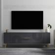 DemonteHome Retrol2Dh Tv Sehpasi Antrasi̇t Altin