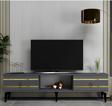 DemonteHome Peli̇ndh Tv Sehpasi Antrasi̇t-Altin