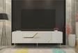 DemonteHome Dekolp5Dh Tv Sehpası Beyaz Altın