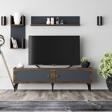 DemonteHome Owendh Tv Üni̇tesi̇ Takimi Antrasi̇t-(Cevi̇z Desen)