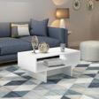 DemonteHome Zepli̇ndh Bi̇r Rafli Orta Sehpa Beyaz