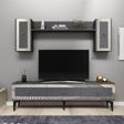 DemonteHome Ponnydh Tv Üni̇tesi̇ Antrasi̇t Gümüş