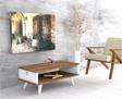 Demonte Home Yildizdh Orta Sehpa Cevi̇z Beyaz
