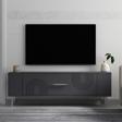 DemonteHome Retrol2Dh Tv Sehpasi Antrasi̇t Gümüş