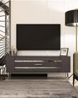 DemonteHome Retrolp2Dh Tv Sehpasi Antrasi̇t Gümüş