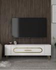 DemonteHome Retrop3Dh Tv Sehpasi Beyaz Altin