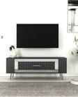 DemonteHome Retrolp3Dh Tv Sehpasi Antrasi̇t Gümüş