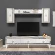DemonteHome Ponnydh Tv Üni̇tesi̇ Beyaz Gümüş