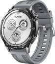 Sneezy Huawei Watch GT5 Pro 46mm ile Uyumlu Metal Tokalı Dikiş Detaylı Şık Dokuma Silikon Kordon