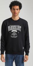 Bisiklet Yaka Lacivert Slim Fit Sweatshirt 23FWM60146