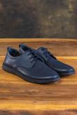 Selin Soylu Erkek Hakiki Deri Ayakkabı, Günlük Ayakkabı, Hafif Ayakkabı, Cilt Lacivert Lacivert 41
