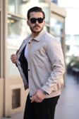 Mero Life Erkek Taş Su Ve Rüzgar Geçirmez Oversize Rahat Kesim Bel Lastikli Astarlı Mevsimlik Mont
