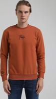New World Polo Bisiklet Yaka Kiremit Slim Fit Sweatshirt 22FWM60129