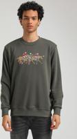 Bisiklet Yaka Haki Regular Custom Sweatshirt 23FWM60144
