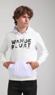 Kapüşonlu Ekru Slim Fit Hoodie 23FWM64059