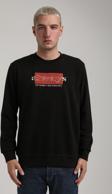 Bisiklet Yaka Siyah Slim Fit Sweatshirt 24FWM60201