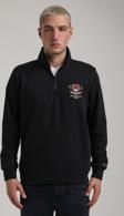 Dik Yaka Lacivert Slim Fit Sweatshirt 24FWM60198
