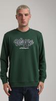 Bisiklet Yaka Yeşil Slim Fit Sweatshirt 24FWM60195