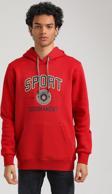 Kapüşonlu Kırmızı Slim Fit Hoodie 23FWM64052