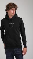 Kapüşonlu Siyah Slim Fit Hoodie 23FWM64044