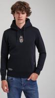 Kapüşonlu Lacivert Slim Fit Hoodie 23FWM64046