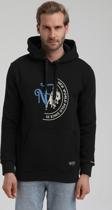 New World Polo Kapüşonlu Siyah Slim Fit Hoodie 22FWM64030