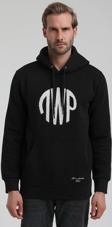 New World Polo Kapüşonlu Siyah Slim Fit Hoodie 22FWM64037