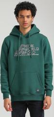Kapüşonlu Yeşil Slim Fit Hoodie 23FWM64051