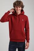 Kapüşonlu Bordo Slim Fit Hoodie 23FWM64069