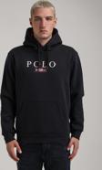 Kapüşonlu Lacivert Slim Fit Full-Zip Sweatshirt 24FWM64073