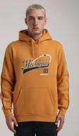 Kapüşonlu Hardal Slim Fit Full-Zip Sweatshirt 24FWM64079