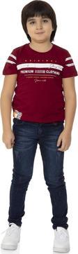 Toontoy  Erkek Çocuk T-Shirt Ön Ve Kol Baskı