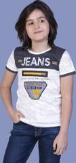 Toontoy Erkek Çocuk Jeans Baskı Tişört