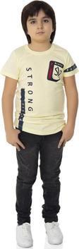 Toontoy Erkek Çocuk T-Shirt Strong Baskılı