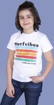 Toontoy Erkek Çocuk Surfvibes Baskılı Tişört