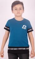 Toontoy Erkek Çocuk BLACK Baskılı Tişört